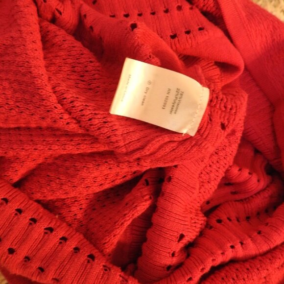 Esteban Cortazar Pink Crochet Bodycon Midi Dress S (US 4) - Picture 9 of 12